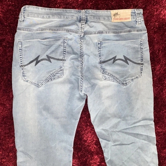 Parasuco light blue  wash Men’s denim jeans Sz 38 - Picture 5 of 12